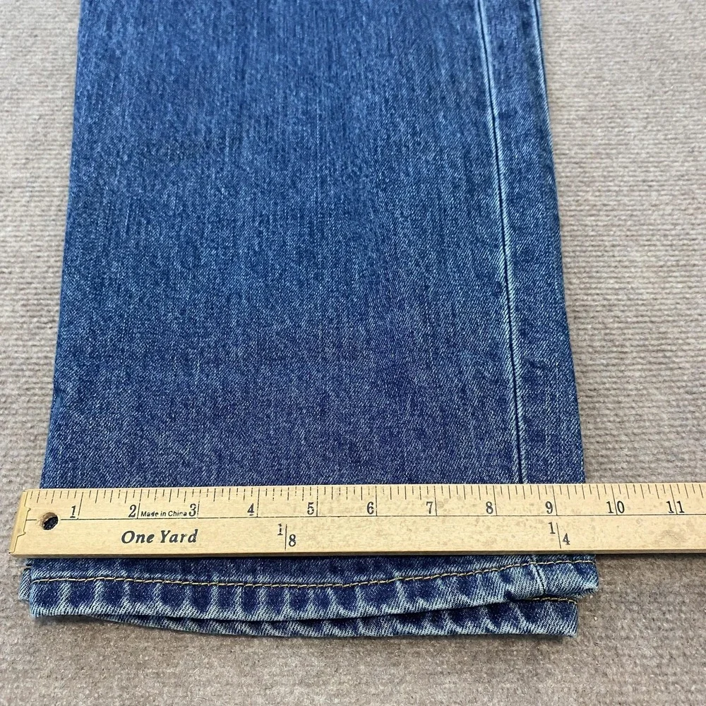 Levis 550 Jeans Mens 44x32 Blue Relaxed Fit Tapered Leg Denim Classic New